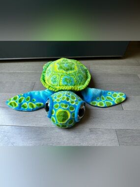Tiger Tale Toys Big Eye Ocean Stuffed Animal Sea Turtle Plush Plushie 12”